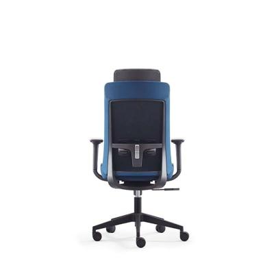 China Factory Direct Sale Adjustable Fabric Swivel High Chair Cloth Rotation Executive Chair Modern Design Back Ergonomic Armrest for sale