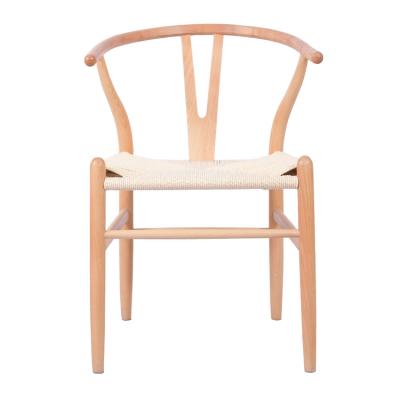 China Solid Beech Wood Upholstered Ratan Cooling Dining Room Furniture Old Style Wooden Cafe Bistro Chairs Dining Back Chairs for sale