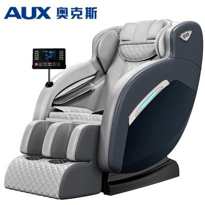 China Full Luxury AUX Track Foot Massage Chair Shiatsu Weightless System OEM 3D Weightless Body Massager Seat Weightless Massage Chair. blue of the SL spa for sale