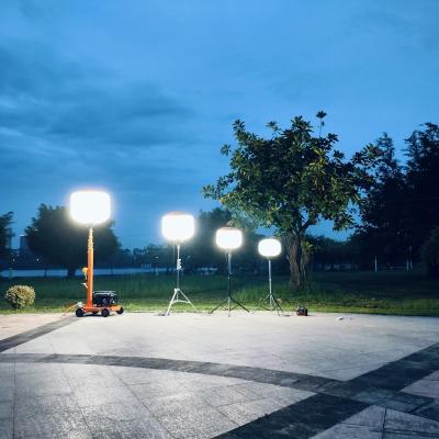 China AC110V Led Balloon Lamp 1200W Tower Crane Lights For Highway Work for sale