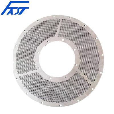 China Paper Industry SS Hole Sieve Screen Plate For Pulp Making Paper Pulp Fiber Separator Sieve Plate / Pulper Screen for sale