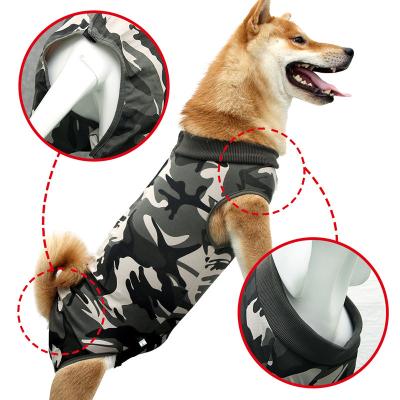 China Sustainable Manufacturer Wholesale Cotton Pet Surgery Apparel Clothes Dog Recovery Suit Pets Clothes and Accessories for sale