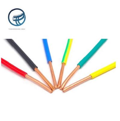 China Other 2021 new products 4mm single electrical cable 6mmelectric copper household wire 1.5mm 2.5mm 4mm 6mm wire for sale