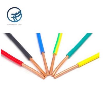 China Other Factory Wholesale Copper Electrical Wires Copper Core 1.5mm 2.5mm PVC Wire Electrical Copper Wire for sale