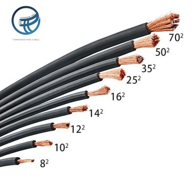 China Industrial Factory Direct Sales PVC Insulated Electric Welding Cable Customized Color Electric Welding Cable for sale