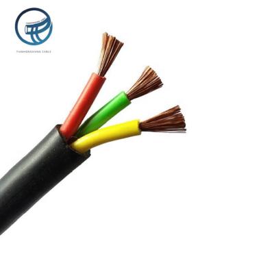 China Power Station China Manufacturer Practical Professional Rubber Sleeve Cables Electrical Wire 1.5mm Flexible Rubber Insulate Flex Cable for sale