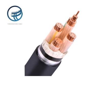 China Good quality underground copper electrical cable underground 0.6 Excellent 4core 16mm 25mm copper power cable 1kv flat cables for sale