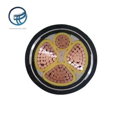 China Factory Supply Underground PVC Cable Xlpe Multiple Works Xlpe Electric Power Cable 4core 5core Armored Copper Power Cable for sale