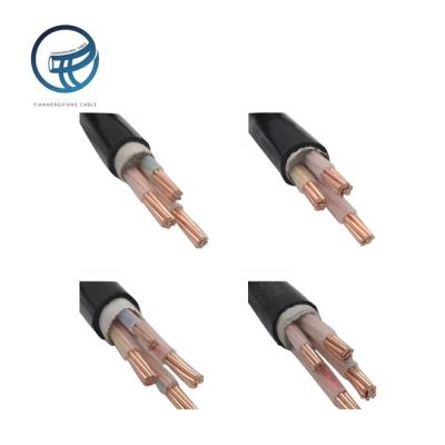 China Factory Price Underground Instrumentation Cable Xlpe 4core 5core 25mm Underground Flat Copper Cables for sale