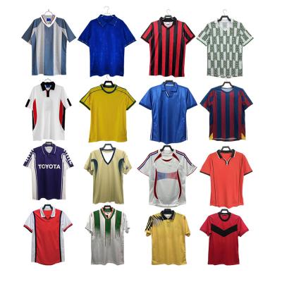 China Breathable Retro 1994 Italy Soccer Jersey Soccer Uniform For Club Retro Classic AC Football Uniform Mens Jersey T-shirt Football for sale