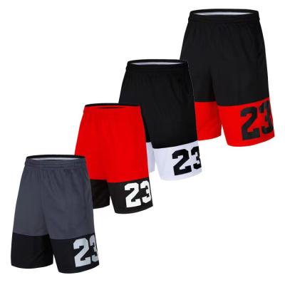 China Latest Street Fashion Antibacterial Wholesale Man Sport Training Jersey Basketball Uniform Shorts for sale