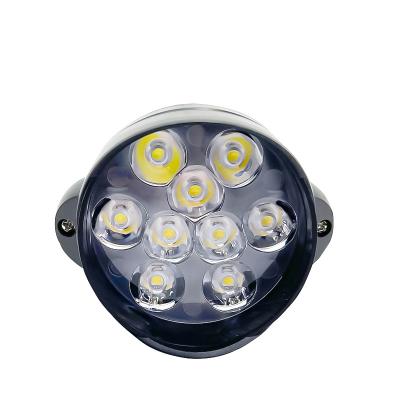 China Universal Cars Scooter Accessories LED Auxiliary Light 15W 9 Lamp Beads Super Bright Motorcycle Headlights for sale