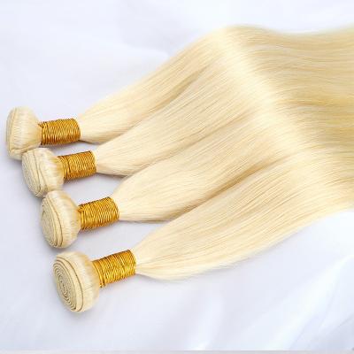 China High Quality Double Virgin Soft Smooth Thick Shedding Raw Barely Pulled Cuticle Aligned Hair Bundles, Hair Extension Vendors, 613 Weave Bundles For Women for sale