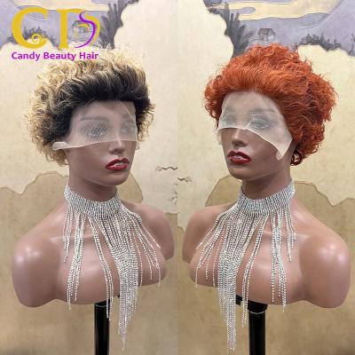 China Other Wholesale Hd Brazilian Hair Lace Front Wigs, Lace Front Human Hair Wigs For Black Women, Cuticle Aligned Pixie Lace Wigs for sale