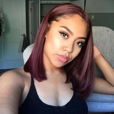 China Hot Sale Barely Shedding Thick Soft Barely Shedding Remy Hair Swiss Lace Short Bob Wigs 360 Lace Wigs Lace Front Wigs for sale