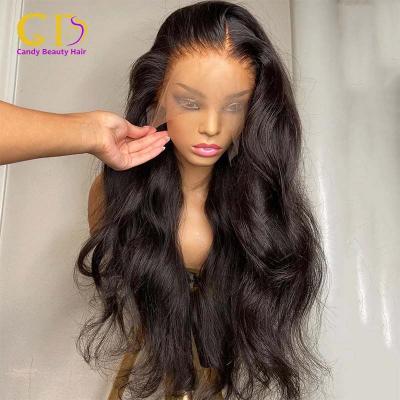 China Hd Transparent Body Wave Candy Beauty Brazilian Hair Full Lace Wig,Water Wave Wig Hair,Hair Wigs 360 Full Lace for sale