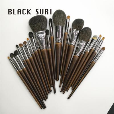 China Angular Blush 2018 24pcs Goat Hair Makeup Brush, High Quality Art Pro Makeup Cosmetic Set Brush for sale