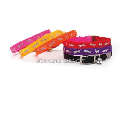 China Factory Stocked Make OEM Bling Adjustable Cat Collars And Leash Hair Collar for sale