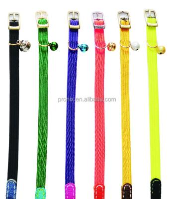 China Metal Buckle Cat Adjustable Elastic Stocked Safe Collar for sale