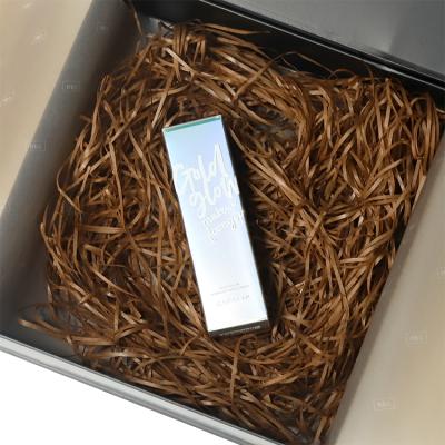 China Custom Recycled Materials Christmas Silver Card Paper Box Gift Box Packaging Lip Gloss Eyelash Box Packaging for sale