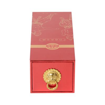 China Luxury Recycled Materials Matt Lamination Box Jewelry Packaging Recyclable Glass Earing Jewelry Box for sale