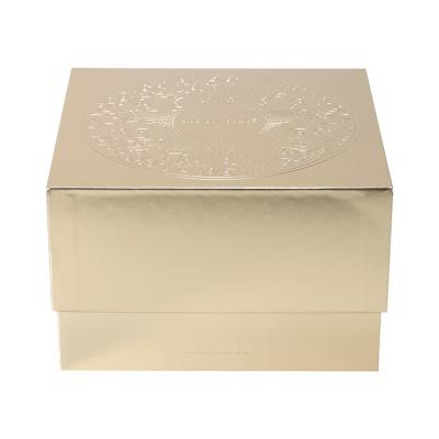 China Reused Custom Cupcake Luxury Magnetic Logo Lamination Materials Gloss Gift Box Packaging Box for sale