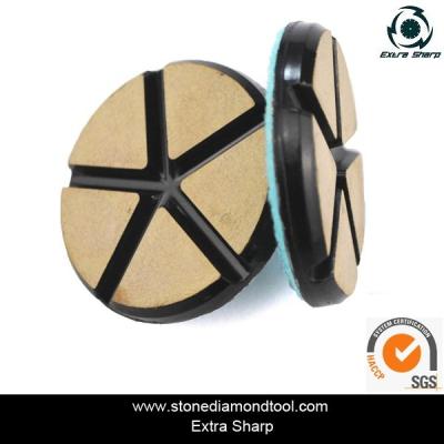 China 3" 80mm Ceramic Resin Bond Diamond Grinding Disc Stone Floor Polishing Pads for sale