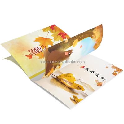 China paper & Custom Cheap Cardboard Brochure Printing Leaflet Printing Air Flyer Printing Service for sale