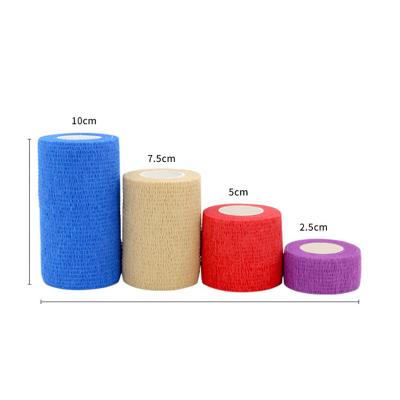 China Factory Bulk Wholesale Vet Wrap Cohesive Bandage Elastic With Or Without Latex for sale