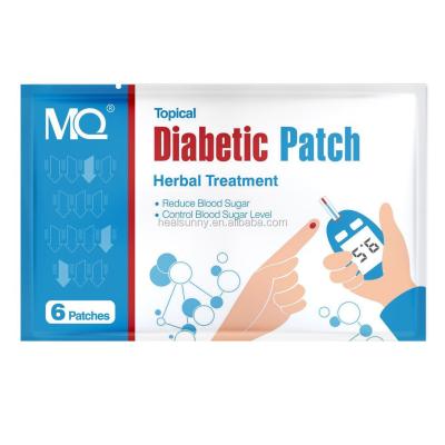 China Portable New Products Diabetic Patch Stabilizes Blood Sugar Balance Glucose Content Natural Diabetic Herbs Plaster for sale