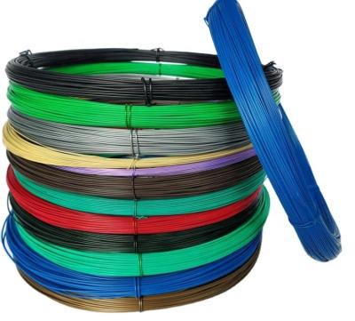 China Good Construction Quality Soft And Thin Galvanized PVC Coated Garden Binding / Twist Wire for sale