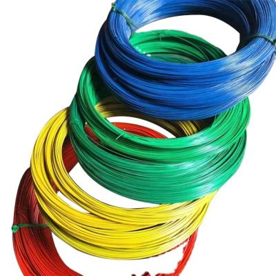 China Construction Material Adjustable Twist Tie PVC Coated Straight Breaking Wire Tie Wrapping Wire for sale