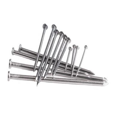 China Hot Dipped Flat Galvanized Flat Head Joint Nails Iron Galvanized Iron Wire Nails for sale