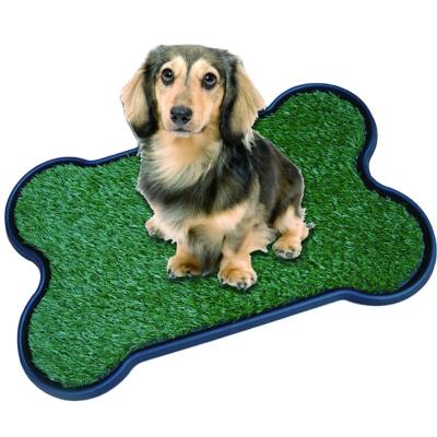 China Sustainable Indoor Potty Replacement Grass Dog Potty Toilet Pet Potty Tray for sale