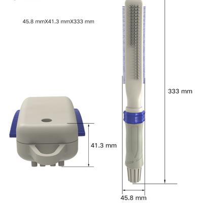 China Water Sustainable Eco-Friendly Adjustable Volume Animals Deshedding Faucet Grooming Shower Tube Universal Pet Brush for sale