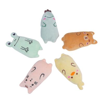 China Viable Free Sample Cute Animal Chick Shape Plush Free Catnip Cat Pet Dog Toy For Chew for sale