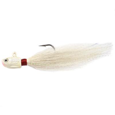 China Vivid Fish Kmucutie Bucktail Swimming Action Fishing Lures Saltwater Bucktail 3D Jig Eyes Artificial Bait 10cm-12.6g for sale