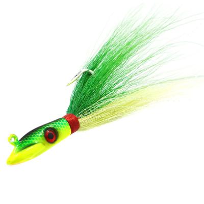 China Vivid Fish Kmucutie Bucktail Swimming Action Build Lifelike Fishing Lure 12cm-31.3g for sale