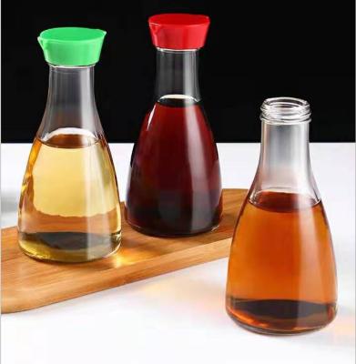 China 5oz 150ml Small Soy Sauce Dispenser Bottle Recyclable Table Glass Bottle Vinegar Bottle Wholesale For Cooking Oil for sale