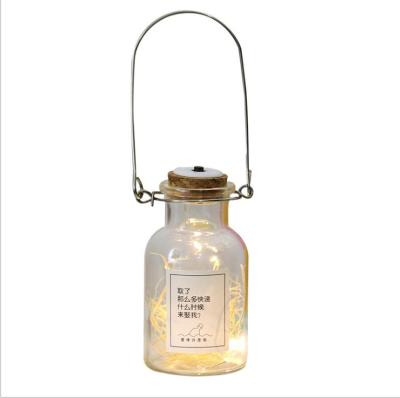 China Gift Led Solar Powered Fairy Lights LED String Light Led Copper Wire Bottle Light for sale