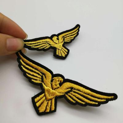 China original factory 3D embroidery patch eye embroidery patch brand embroidery patch anime high quality for sale