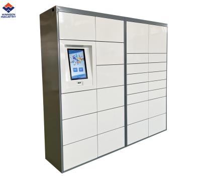 Cina 24 ore Smart Fast Food Delivery Locker Supermercato Parcel Locker frigorifero con telecomando e scanner di codice QR in vendita