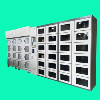 China Large Capacity Combination Refrigeration Food Locker Vending Machine Flower For Convenience Stores for sale