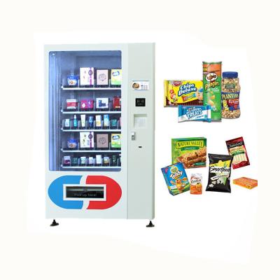 China Consumer Electronic Products Mini Mart Vending Machine With Conveyors White Color for sale