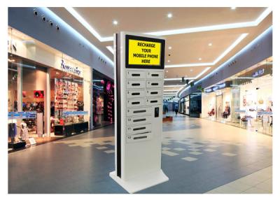 China Network Advertising Cell Phone Charging Station With 12 Fast Charge Lockers for sale