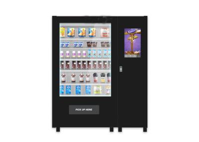 China Pas Glasfles aan drinken SnackAutomaat met Groot Touch screen Te koop