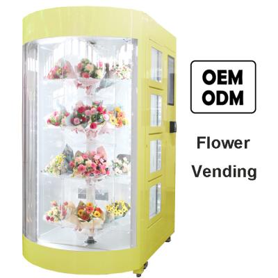 China 24 Stunden Hilfsblumenautomaten-Blumenspeicher-Geschäfts-Ausrüstung Soem-ODM mit Befeuchter zu verkaufen