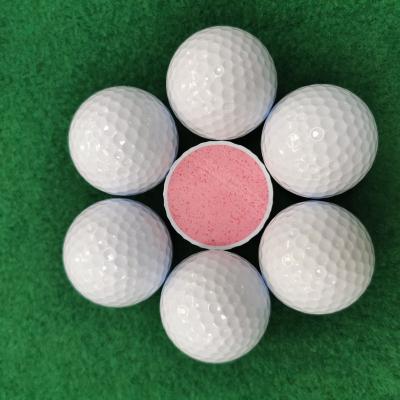 China Rubber + Two Piece Golf Range Balls Custom Logo Surlyn Golf Ball for sale