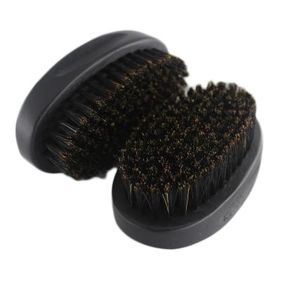 China Easy Clean Beard Sweep Natural Wooden Hair Brush For Men 100% Firm Black Boar Bristle Use With Beard Balm Oil For Beard Care for sale