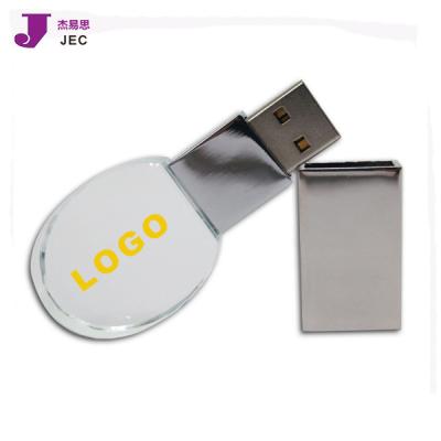 China Crystal Glass Promotion Gift USB Flash Drive With 8gb 16gb Model JEC-441 for sale